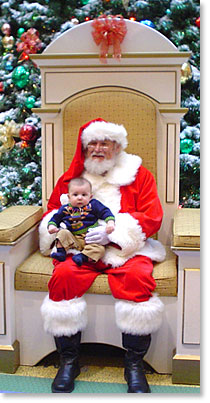 Michael Sheehan and Santa