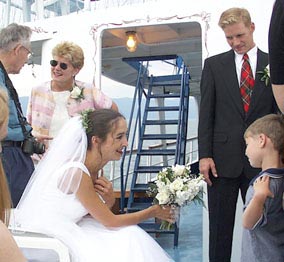 Sue with a young suitor