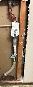 PRV water pressure reducing valve and main cutoff