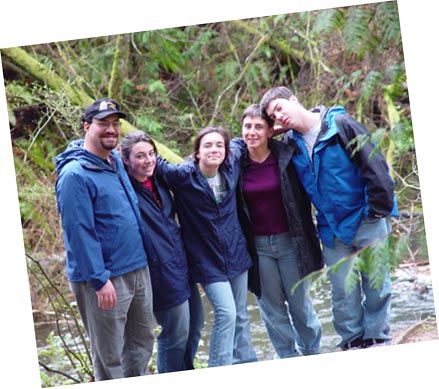 family photo in park